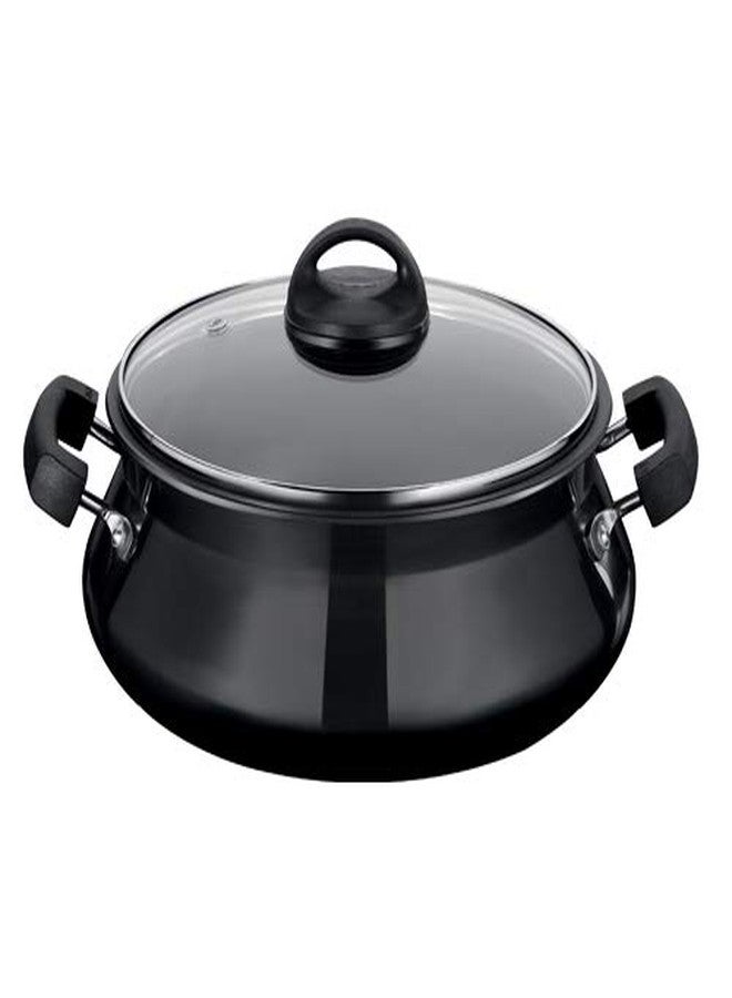 Premier Hard Anodised Aluminium Trendy Black Handi Mini (Code-109020), Compact, Durable and Stylish Cookware for Efficient Cooking. Ideal for Small Families and Singles - Image 1